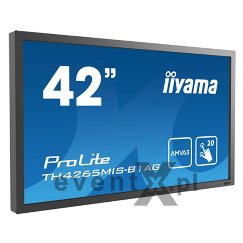 Profesjonalny monitor dotykowy 42 cale iiyama ProLite TH4265MIS z matrycą AMVA3 – wynajem Kraków